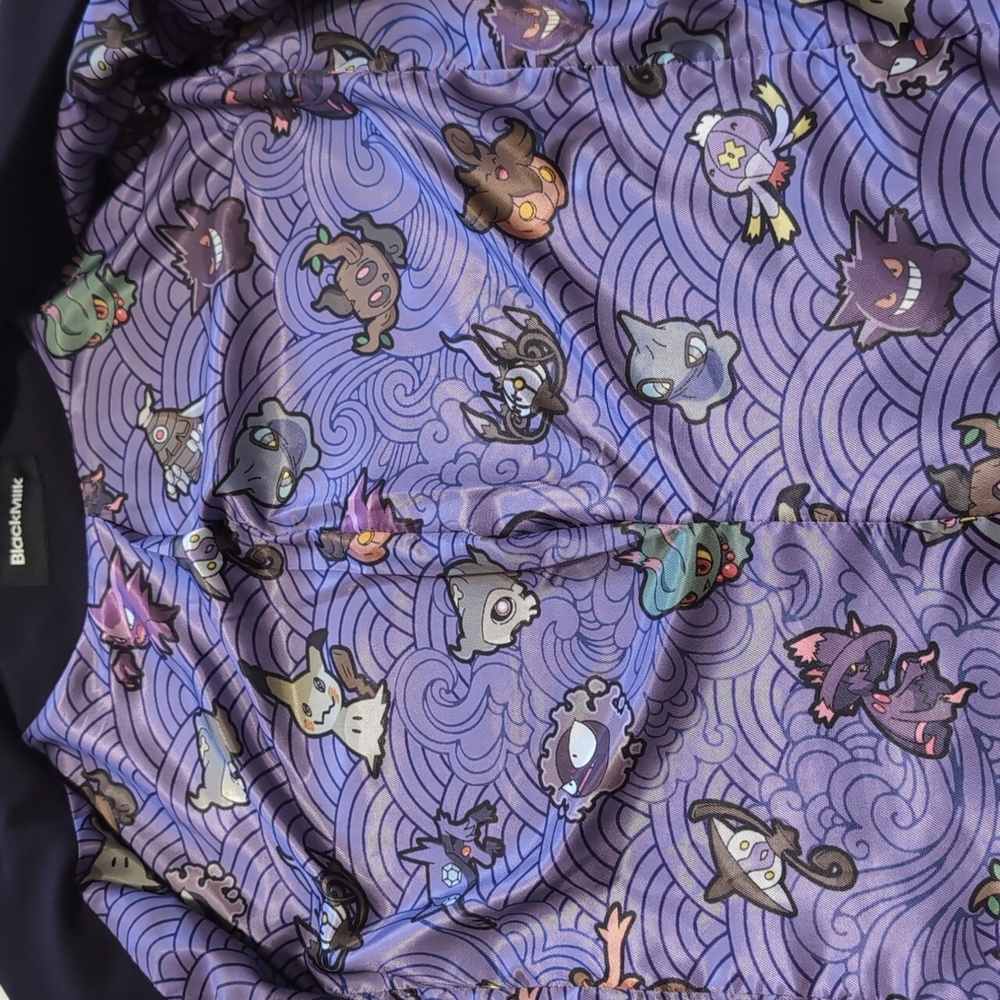 Blackmilk Pokemon Ghost Type Lined Dark Purple Blazer AUS 16 - Picture 9 of 14